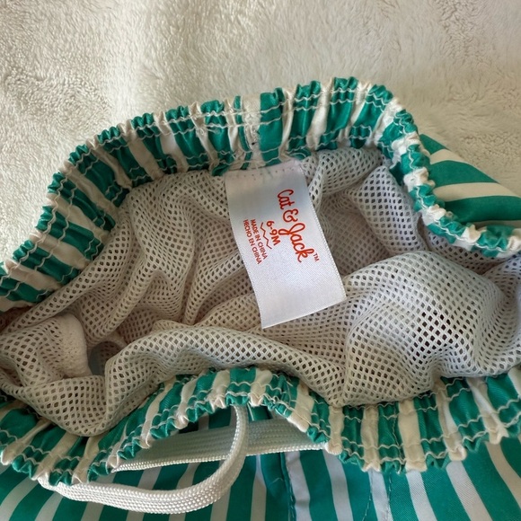 Snapper Rock Navy and White Striped Swimwear - Picture 8 of 15